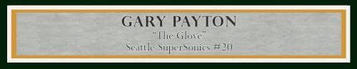 Gary Payton Dedikált Keretes 16x20 Fotó Seattle Supersonics PSA/DNS-Állomány 200338 - Dedikált NBA-Fotók