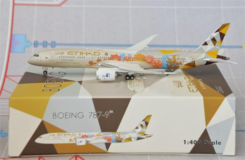 Phoenix Etihad Airways Dönt, Thaiföld ABU Dhabi, hogy A Világ a Boeing B787-9 A6-BLJ 1/400 FRÖCCSÖNTÖTT Repülőgép Előre épített