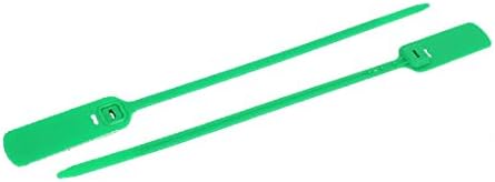 X-mosás ragályos 100 300mm Hossz Nylon én-Zár Címke Kábel Nyakkendő Zip Zöld(100 300mm Longitud Nylon Etiqueta autoblocante Kábel