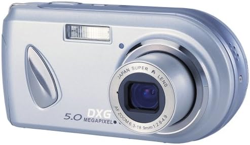 DXG DXG-518S 5.0 Megapixeles Kamera, 3x Optikai Zoom, 2 Hüvelykes LCD (Ezüst)