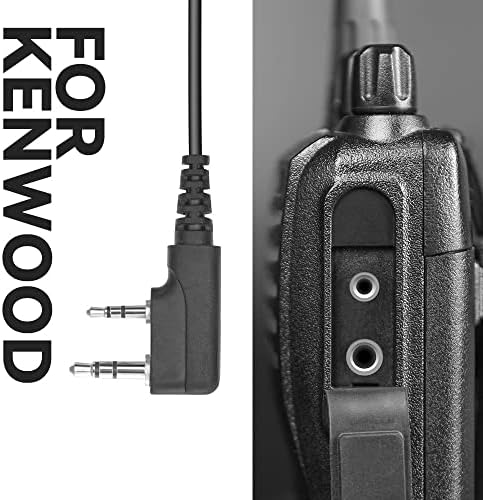 R PÓK VEZETÉK nélküli Két Rádió a Fülhallgató AV-Kompatibilis Kenwood 2,5 mm+3,5 mm-es 2-Pin Walkie Talkie Headset Egyetlen Vezetékes Mikrofon,