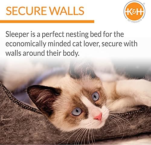 K&H Pet Termékek Elképesztő Kitty Társalgó Alvó Macska Ágy, Szürke