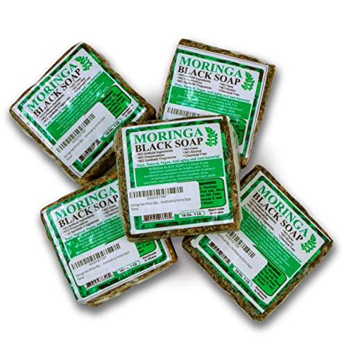Aroma Depot MORINGA Afrikai Fekete Szappan 5 lb Természetes szappan, Akne, Ekcéma, Pikkelysömör, Heg Eltávolítása Arc,