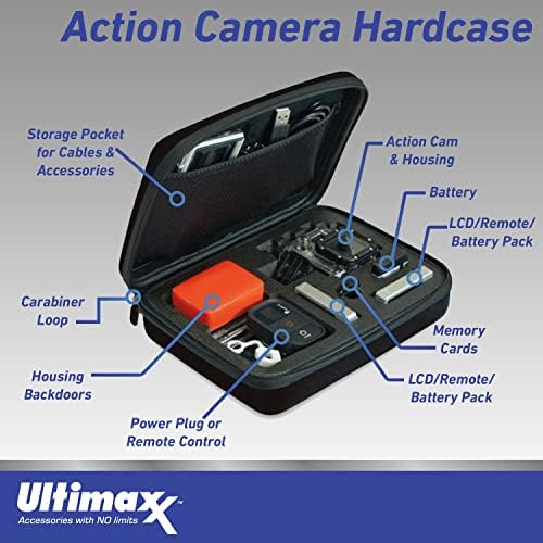 Ultimaxx Prémium Csomag + GoPro HERO11 (Hős, 11) SanDisk Ultra 64 gb-os microSD Memóriakártya, Akkumulátor Csere, 40M Víz alatti LED w/Konzol,
