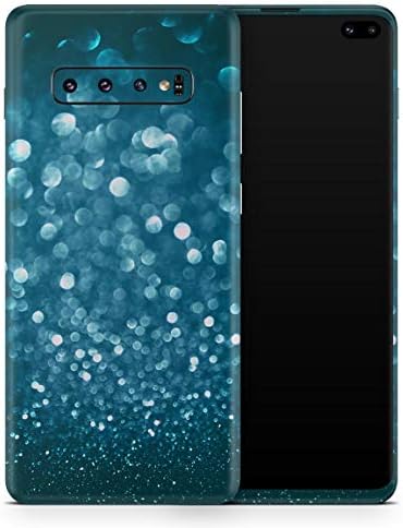 Design Skinz Figyelmetlen Kék Izzó Gömbök, a Fény Vinyl Matrica Wrap Cover Kompatibilis a Samsung Galaxy S10 Plusz (Képernyő