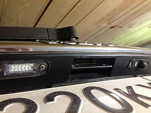Autó Visszapillantó Hátrameneti Biztonsági Kamera IP67 Vízálló Értékelés, 170°Tökéletes Látószög & 7 Infravörös éjjellátó LED-es Lámpák,