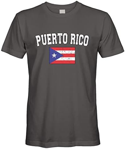 A férfi Halvány Szomorú Puerto Rico Zászló, Póló