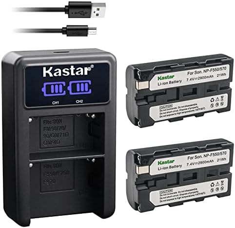 Kastar NP-F570 LED2 USB Akkumulátor Töltő Kompatibilis CCD-TRV41 CCD-TRV43 CCD-TRV45 CCD-TRV46 CCD-TRV47 CCD-TRV48 CCD-TRV49 CCD-TRV51