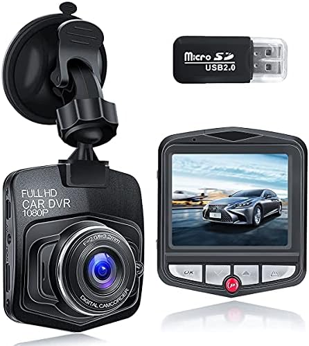 Kamera az Autók 1080P FHD Autó Dash Kamera 2023 Új Verzió Autó Kamera Felvevő 2,4 Hüvelykes Képernyő Műszerfal Kamera 170° - os, nagylátószögű,