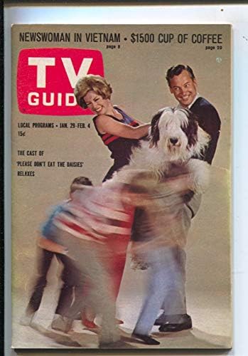 A TV Guide 1/29/1966-Kérlek, Ne Edd meg A Százszorszép leadott borító-Illinois-Nincs címke-újságos copy-VF