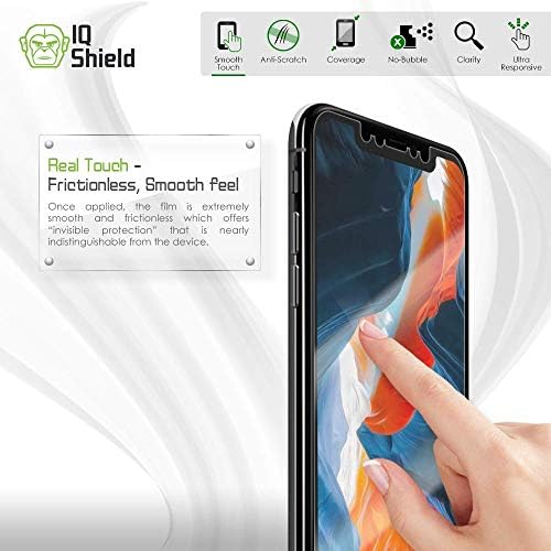 IQ Pajzs képernyővédő fólia Kompatibilis Apple iPhone Xs Max (6.5 inch)(2 Csomag)(Ügy Barátságos) LiquidSkin Anti-Buborék Tiszta Film