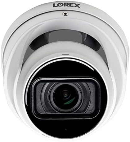 Lorex Beltéri/Kültéri 4k (8MP) Ultra HD Dome Biztonsági Kamera, Varifokális Objektívvel (Éjszakai 4 Sorozat), 4X Optikai Zoom, Figyelj-a