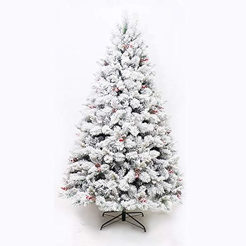 YUMUO Mesterséges karácsonyfa,PE & Fenyő a Tű Hó Özönlöttek Karácsonyi Fenyő Karácsonyra Haza Esküvő Fesztivál Fél Deco-Fehér