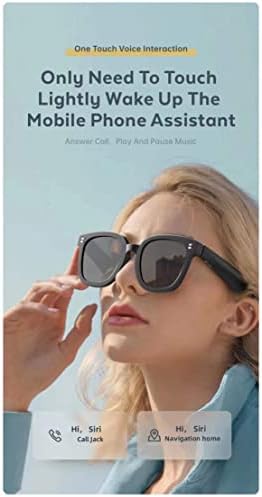 Okos Szemüveg, Bluetooth Audio Szemüveg, Anti-Kék Fény Szemüveg Férfiak, Nők, Nyitott Fül Surround Hangszóró-Tiszta Hívások-hangvezérlés-6hrs