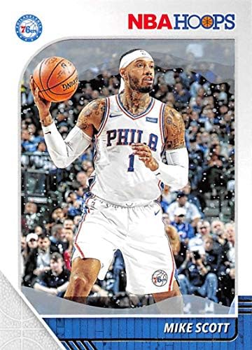 2019-20 Panini Karika Téli 279 Mike Scott Philadelphia 76ers NBA Kosárlabda Trading Card