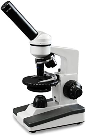 Látás Tudományos VME0019-RC Monokuláris Elemi Szintű Összetett Mikroszkóp, WF 10x & 25x Szemlencse WF, 40x-1000-Nagyítás, Brightfield LED