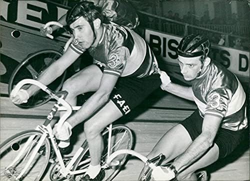 Eddy Merckx Robert Lelangue - Vintage Nyomja meg a gombot Fénykép