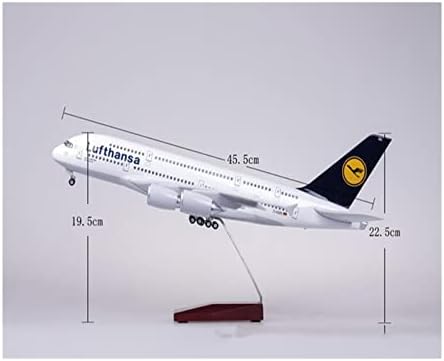 Repülőgép Modellek 1/160 Alkalmas Airbus 380 A380 Légi Repülő Modell, Lámpák, Kerekek, Műanyag Gyanta Repülőgép Gyűjtemény Grafikus Kijelző