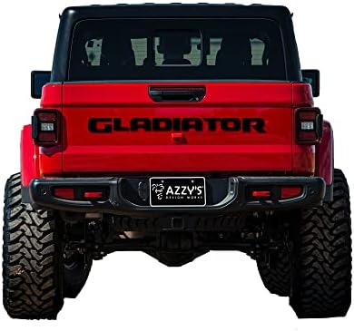 Jeep Gladiátor Csomagtérajtó Jelvény Szett - Fekete (Matt)