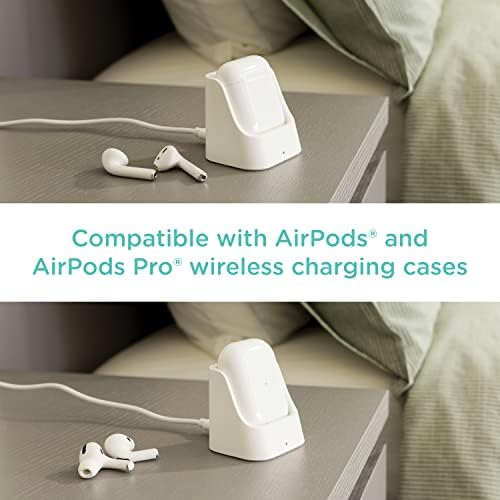 Cordinate Vezeték nélküli Töltő Állomás-Kompatibilis, Csak a AirPods, valamint AirPods Pro 5W Qi Töltő, fülhallgató, Jelzőfény,