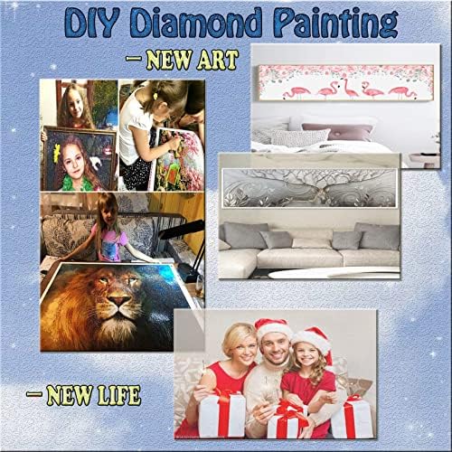 Gyémánt Festmény Készletek Felnőttek számára, Erdő, Tó Hajó Gyémánt Művészet Gyerekek Kezdő DIY 5D Paint Számok, Nagy Teljes