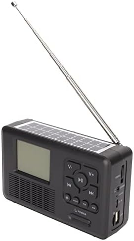 Hordozható Rádió, vészvilágítás kétsávos Kézi Hajtókar Bluetooth-Kapcsolat Hordozható AM FM Rádió Napelemes Sürgősségi(TRA550)