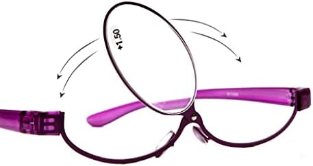 Állítható lencse kozmetikai használata szemüveg, szemüveg, smink olvasó szemüveg kibővített összecsukható smink olvasó szemüveg nők