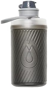 HydraPak Fluxus - Összecsukható Hátizsákkal Víz Üveg (750 ml) - BPA Mentes, Ultra Könnyű, folyadékbiztos Csavar Kupak - Mamut Szürke