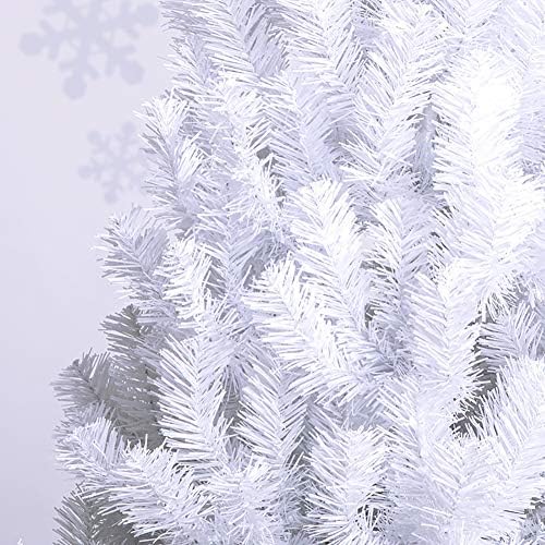 5FT Prémium Mesterséges karácsonyfa, Kivilágítatlan Környezetbarát PVC karácsonyfa Fenyő w/Fém Állni, Ünnepi Dekoráció,Könnyű