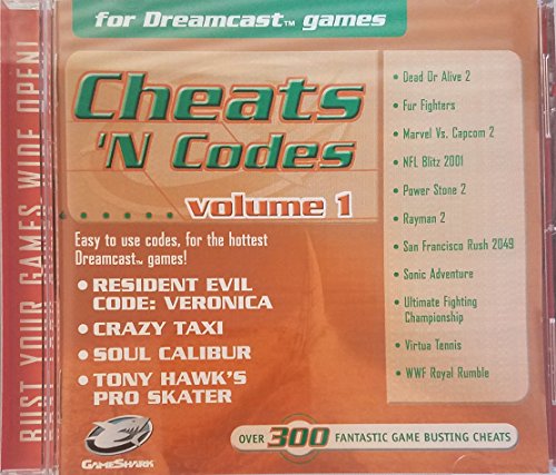 Import Enabler PAL, valamint a Japán Játékok & Játék Cápa Csal 'N Kódok Sega Dreamcast Játékok