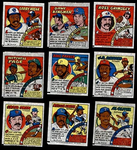 1979 Topps Képregény Baseball Szinte Teljes Készlet (Baseball Szett) NM