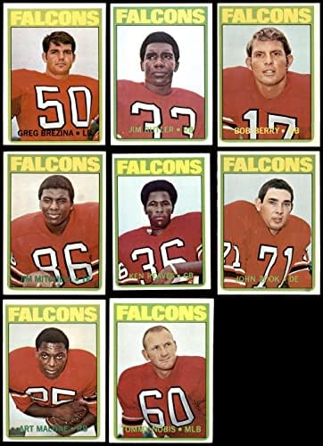 1972 Topps Atlanta Falcons Csapata Meghatározott Atlanta Falcons (Set) VG/EX+ Sólymok