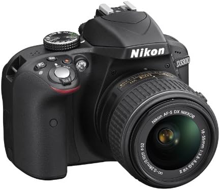 Nikon D3300 24.2 MP CMOS Digitális TÜKÖRREFLEXES fényképezőgép autofókusz-S DX Nikkor 18-55mm f/3.5-5.6 G VR II Zoom Objektív
