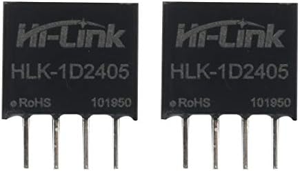 HI-Link HLK-1D2405 24V, hogy 5V 1W 200mA DC DC Elszigeteltség Kapcsolóüzemű Tápegység Kompatibilis B2405S Feszültség Stabilizáló SPI 80% Átutalás