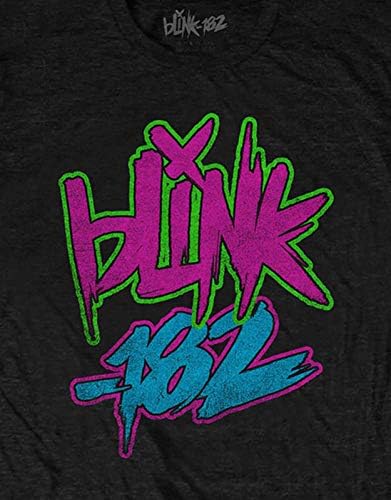 Blink-182 Póló Neon Zenekar Hivatalos Logó Férfi Lila Méret