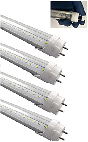 Fulight (4-Pack) Ballaszt-Bypass & UV Blacklight T8 LED Cső Light (Világos) - 4FT 48-as 18W, UV-390-395nm, F32T8, F34T12/BL,