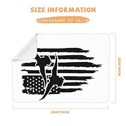 Amerikai Zászló Duck Baba Változó Pad Hordozható Újszülött Vízálló Pelenka Könnyű Utazási Változó Mat