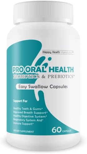 Pro Orális Egészségügyi Probiotikumok & Prebiotics - Szóbeli Probiotikumok a Száj & a Rossz Lehelet - Könnyű Lenyelni a Kapszulát, - A Legjobb