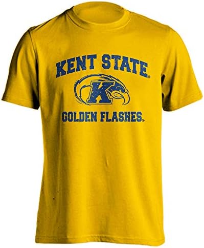 Kent State Arany Villog Retro Szomorú Logó Rövid Ujjú T-Shirt
