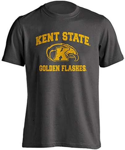 Kent State Arany Villog Retro Szomorú Logó Rövid Ujjú T-Shirt