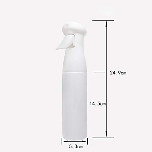 Permetező Fodrász Szalon Fodrászat Üveg Spray 280ML Haj Eszközök Víz Hair Care Kézi Permetező Üveget Bleach (Fehér, Egy Méret)