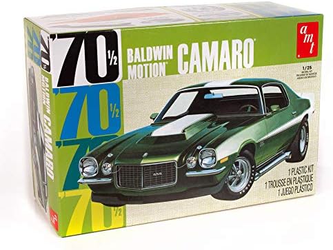 AMT Baldwin Mozgás 1970-es Chevy Camaro 1:25 Méretarányú Modell készlet (Öntött Sötét Zöld)