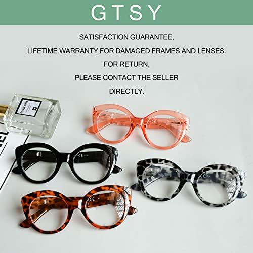 GTSY 4 Pár Olvasó Szemüveg a Nők - Női Kör Olvasók