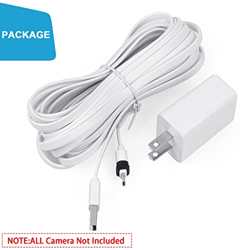 UYODM hálózati Kábel Kompatibilis SimpliSafe Vezeték nélküli Kültéri Biztonsági Kamera,szerelvény 25/7.5 m Vízálló USB Kábel
