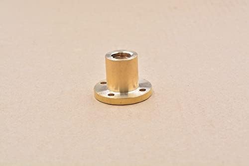 304 rozsdamentes acél T25 csavar hossz 600mm pályán 5mm vezető trapéz alakú orsó a nut - (Útmutató Hossz: 600mm, Szín: szurok