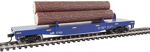 Db walter Trainline HO Modell Log Dump Autó 3 Naplók - Union Pacific 14972 (Kaszálni Rendszer, Zöld, Sárga Láthatósági Csíkok)