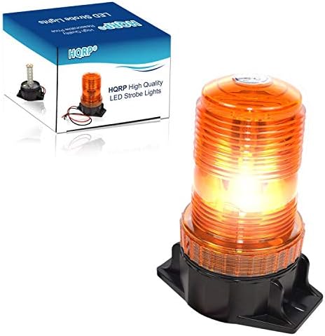 HQRP 30-LED 360 Fok Mini Jelzőfény narancssárga Figyelmeztető Villogó Lámpa működik a Toyota Párna Targonca 7FGCU70 / 8FGCSU20 /