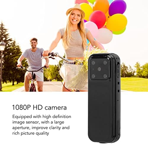 Testen Viselt Kamera, 1080P HD Mini Test Kamera Infravörös éjjellátó, Kerékpár Kamera Kerékpár Mount Lovaglás, 64G Kártyát