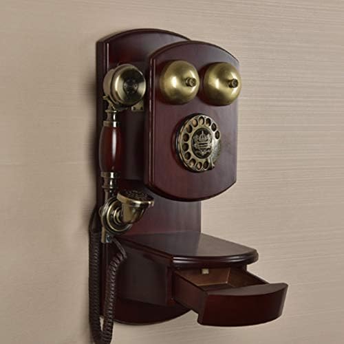 Telefon Retro Forgó Tárcsa Telefon Antik Vezetékes Kontinentális Telefon Telefon Dekoráció, Otthon Dekoráció