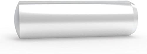 FixtureDisplays® Standard Tipli Pin - Metrikus M20 X 100 Sima Ötvözött Acél +0.008, hogy +0.013 mm Tűréssel Enyhén Olajozott 50099-10PK